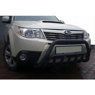 Frontbügel WT002 Schwarz (Edelstahl) Subaru Forester 2008-2013 Foto 1