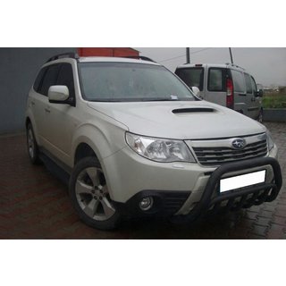 Frontbügel WT002 Schwarz (Edelstahl) Subaru Forester 2008-2013 Foto 2