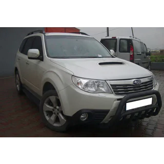 Frontbügel WT002 Schwarz (Edelstahl) Subaru Forester 2008-2013 Foto 2
