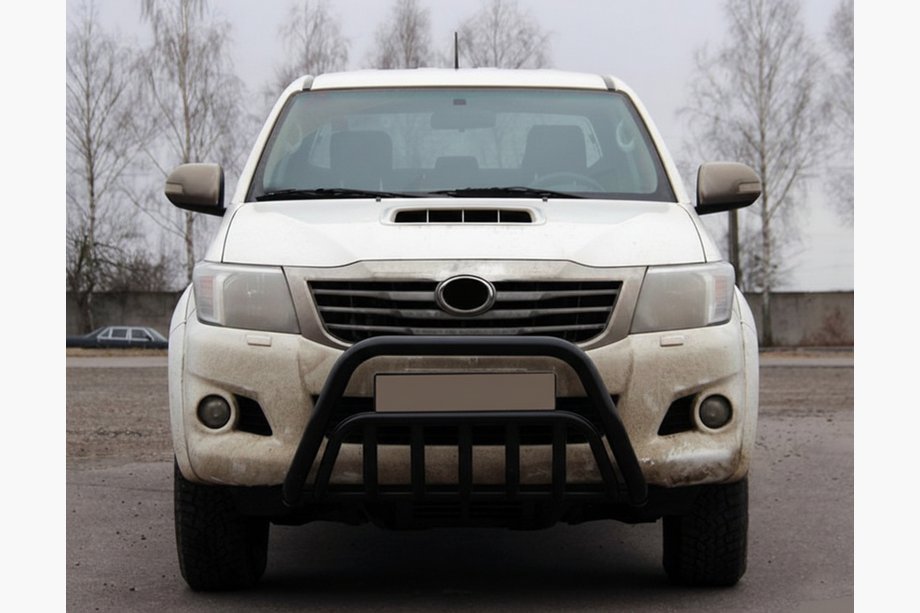 Toyota Hilux 2006-2015 Frontbügel WT002 Schwarz (Edelstahl) Image