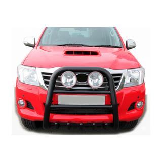 Frontbügel QT007 Schwarz (Edelstahl) Toyota Hilux 2006-2015 Foto 3