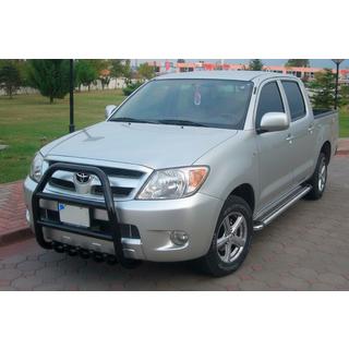 Frontbügel QT007 Schwarz (Edelstahl) Toyota Hilux 2006-2015 Foto 2