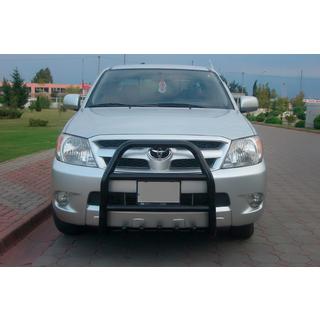 Frontbügel QT007 Schwarz (Edelstahl) Toyota Hilux 2006-2015 Foto 1