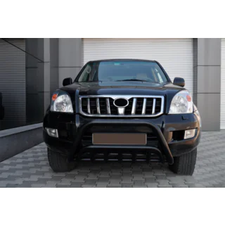 Niedriger Frontbügel WT002 Schwarz (Edelstahl) Toyota Land Cruiser Prado 120 2002-2009 Foto 2
