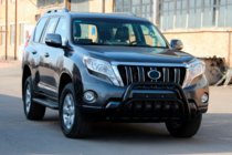 Toyota Land Cruiser Prado 150 2009-2023 Frontbügel WT002 Schwarz (Edelstahl) Foto 6