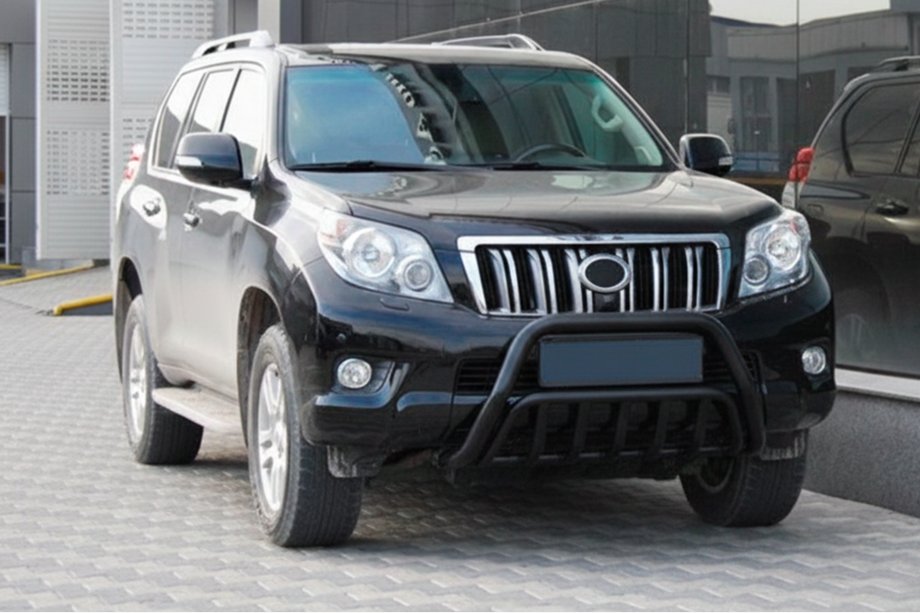 Toyota Land Cruiser Prado 150 2009-2023 Frontbügel WT002 Schwarz (Edelstahl) Image
