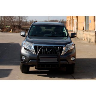 Frontbügel QT007 Schwarz (Edelstahl) Toyota Land Cruiser Prado 150 2009-2023 Foto 3