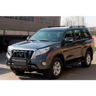 Frontbügel QT007 Schwarz (Edelstahl) Toyota Land Cruiser Prado 150 2009-2023 Foto 2