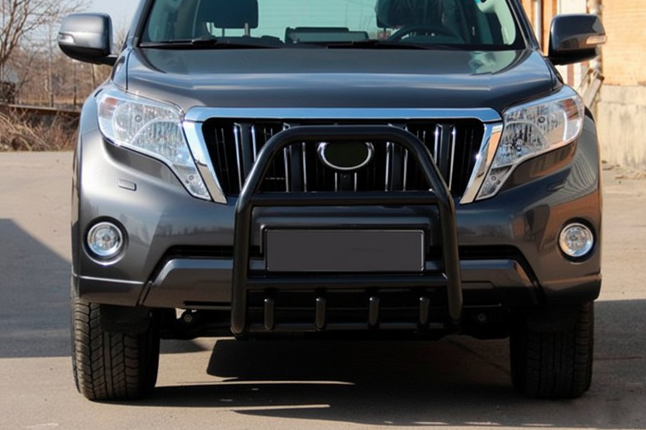 Toyota Land Cruiser Prado 150 2009-2023 Frontbügel QT007 Schwarz (Edelstahl) Image