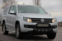 Volkswagen Amarok 2010-2022 Frontbügel WT002 Schwarz (Edelstahl) Foto 3