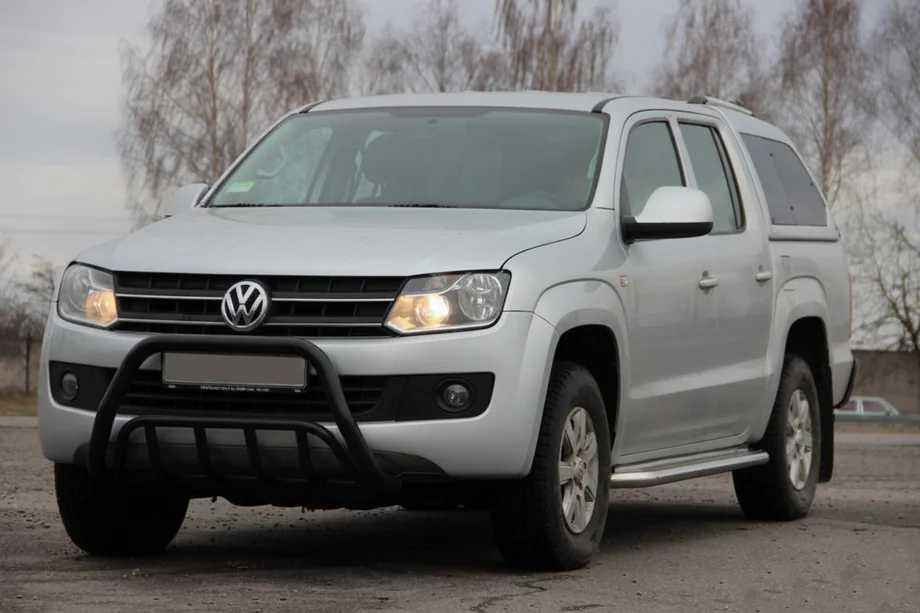 Volkswagen Amarok 2010-2022 Frontbügel WT002 Schwarz (Edelstahl) Image