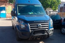 Volkswagen Crafter 2006-2016 Frontbügel WT002 Schwarz (Edelstahl) Foto 3