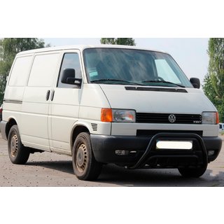 Frontbügel WT002 60mm Schwarz (Edelstahl) Volkswagen T4 Transporter 1990-2003 Foto 2