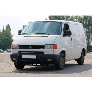 Frontbügel WT002 60mm Schwarz (Edelstahl) Volkswagen T4 Transporter 1990-2003 Foto 1