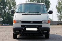 Volkswagen T4 Caravelle/Multivan 1990–2003 Frontbügel WT002 Schwarz (Edelstahl) Foto 3