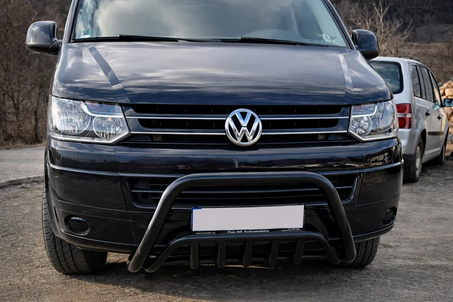Volkswagen T5 2010-2015 Frontbügel WT002 Schwarz (Edelstahl) Image