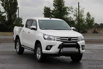 Toyota Hilux 2015- Frontschutzbügel QT008 Schwarz (Edelstahl) Foto 1