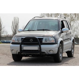 Frontbügel QT007 Schwarz (Edelstahl) Suzuki Vitara 1998-2006 Foto 1