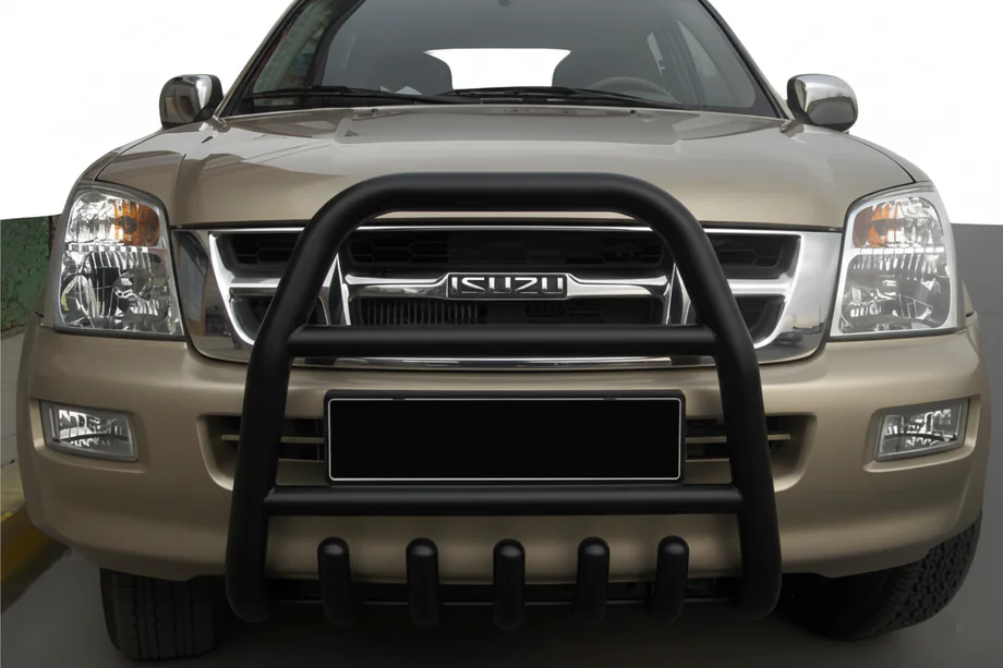 Isuzu D-Max 2011-2019 Frontschutzbügel QT007 Schwarz (Edelstahl) Image