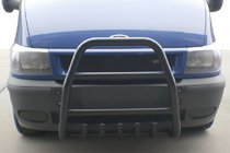 Ford Transit 2000–2014 Frontbügel QT007 Schwarz (2000-2006, Edelstahl) Foto 1