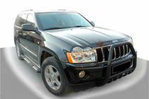 Jeep Grand Cherokee WK 2004-2010 Frontbügel QT007 Schwarz Foto 1