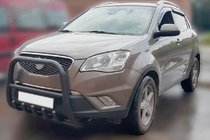 SsangYong Korando 2010-2019 Frontbügel F1-40 Schwarz (Edelstahl) Foto 3