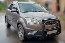 SsangYong Korando 2010-2019 Frontbügel F1-40 Schwarz (Edelstahl) Foto 1