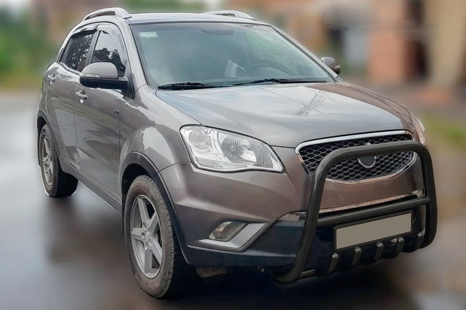 SsangYong Korando 2010-2019 Frontbügel F1-40 Schwarz (Edelstahl) Image