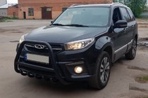 Chery Tiggo 3 2005- Frontbügel WT009 Schwarz (Edelstahl) Foto 3