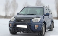 Toyota Rav 4 2001-2005 Frontbügel WT002 Schwarz (Edelstahl) Foto 2