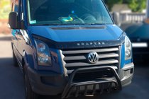 Volkswagen Crafter 2006-2016 Frontbügel WT002 Schwarz (Edelstahl) Foto 1