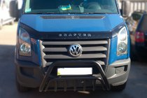 Volkswagen Crafter 2006-2016 Frontbügel WT002 Schwarz (Edelstahl) Foto 2