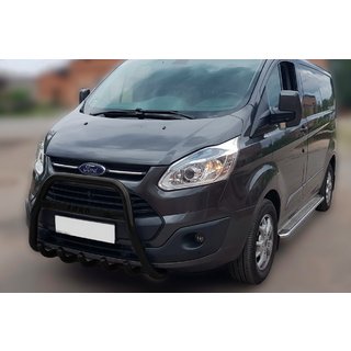Frontbügel WT006 F1-56 Schwarz (Edelstahl) Ford Custom 2013-2022