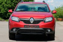 Renault Sandero 2013-2022 Frontbügel WT007 Schwarz (Edelstahl) Foto 1