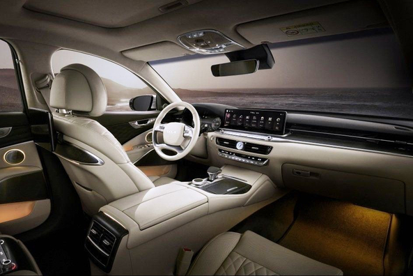 Kia K9 zweite Generation im Test: Flaggschiff-Limousine mit Leistung und Luxus Foto 5