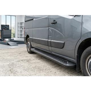 Trittbretter Allmond Black (2 Stk., Aluminium) Opel Movano 2010-2021 Foto 1