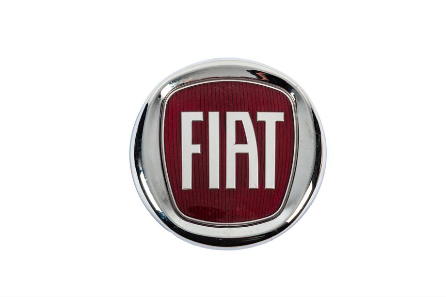 Fiat Emblem (Rot, mit Befestigung) 120 mm Image