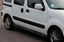 Renault Kangoo 1998-2008 Seitenschutzrohre Black (2 Stk., Edelstahl) Foto 2