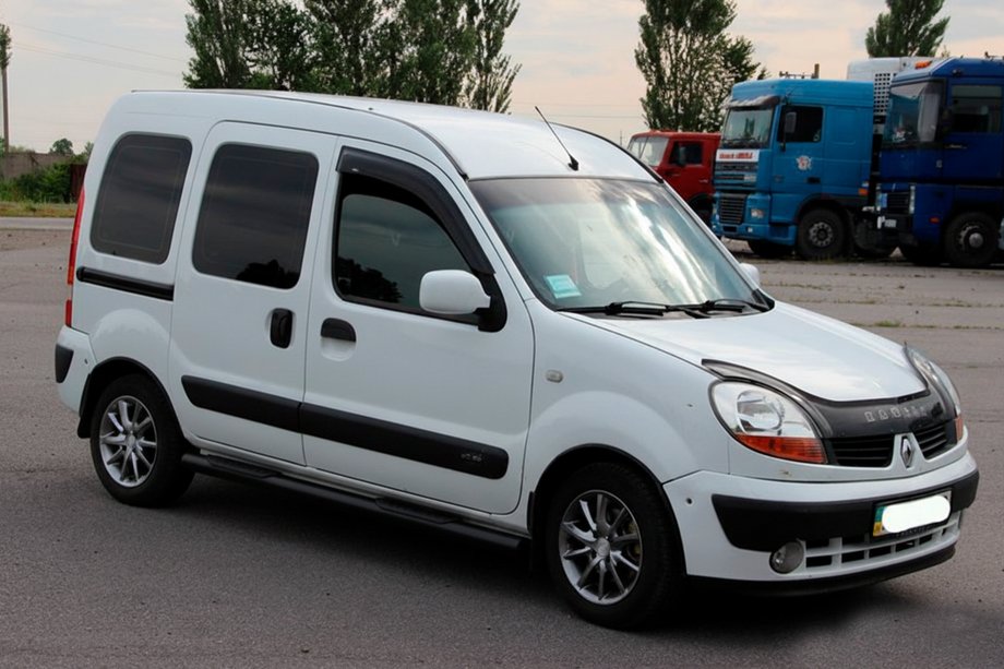 Renault Kangoo 1998-2008 Seitenschutzrohre Black (2 Stk., Edelstahl) Image