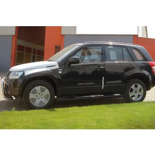 Seitliche Trittrohre Black (2 Stk., Edelstahl) Suzuki Grand Vitara 2005-2017 Foto 1