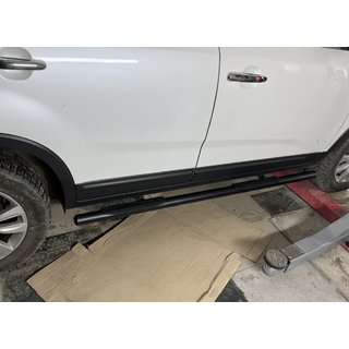 Seitenschutzrohre Black (2 Stk., Edelstahl) Kia Sorento II XM 2009-2014 Foto 1