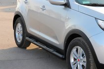 Kia Sportage 2010-2015 Seitenschutzrohre Black (2 Stk., Edelstahl) Foto 4