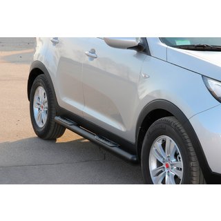 Seitenschutzrohre Black (2 Stk., Edelstahl) Kia Sportage 2010-2015 Foto 4