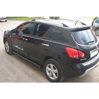 Seitenschutzrohre Black (2 Stk., Edelstahl) Nissan Qashqai 2007-2010 Foto 4