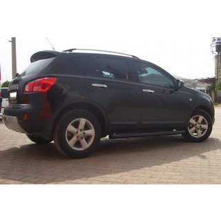 Seitenschutzrohre Black (2 Stk., Edelstahl) Nissan Qashqai 2007-2010 Foto 3