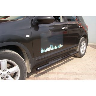Seitenschutzrohre Black (2 Stk., Edelstahl) Nissan Qashqai 2010-2014 Foto 2