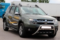 Dacia Duster 2008-2018 Seitliche Trittrohre mit Einsätzen Black (2 Stk., Edelstahl) Foto 5