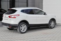 Nissan Qashqai 2014-2021 Seitliche Trittrohre Black (2014-2017, 2 Stk., Edelstahl) Foto 1