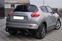 Nissan Juke 2010-2019 Seitliche Rohre Ø60 Schwarz (2 Stk., Edelstahl) Foto 3