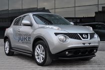 Nissan Juke 2010-2019 Seitliche Rohre Ø60 Schwarz (2 Stk., Edelstahl) Foto 1